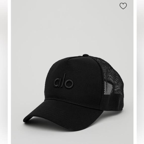 ALO Yoga District Trucker hat & Black & New main image 4